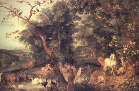 BRUEGEL, Pieter the Elder The Garden of Eden (nn03)